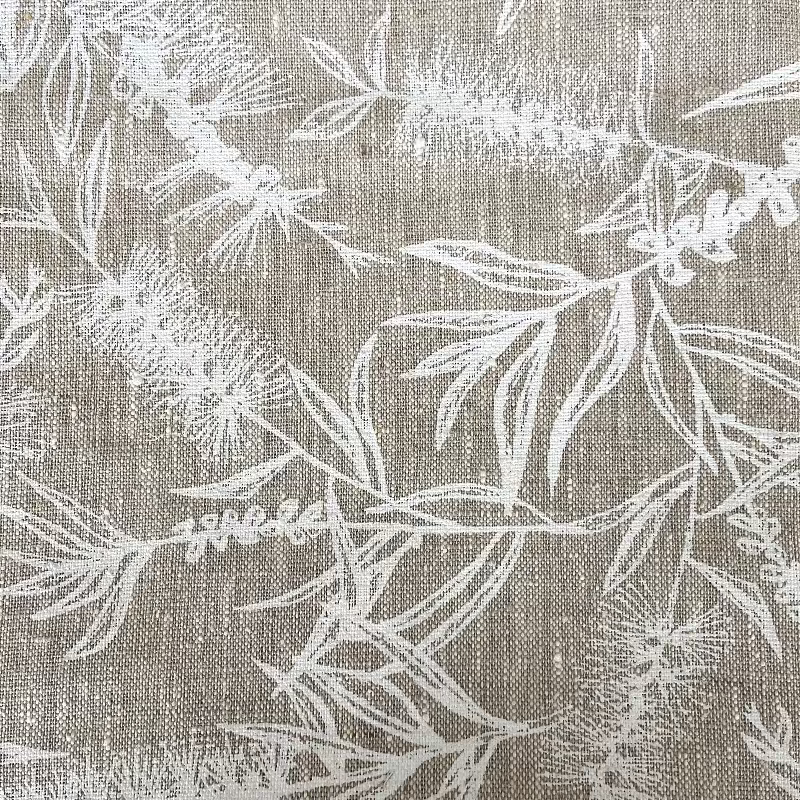 Bottle Brush Detail - Table Cloth - White