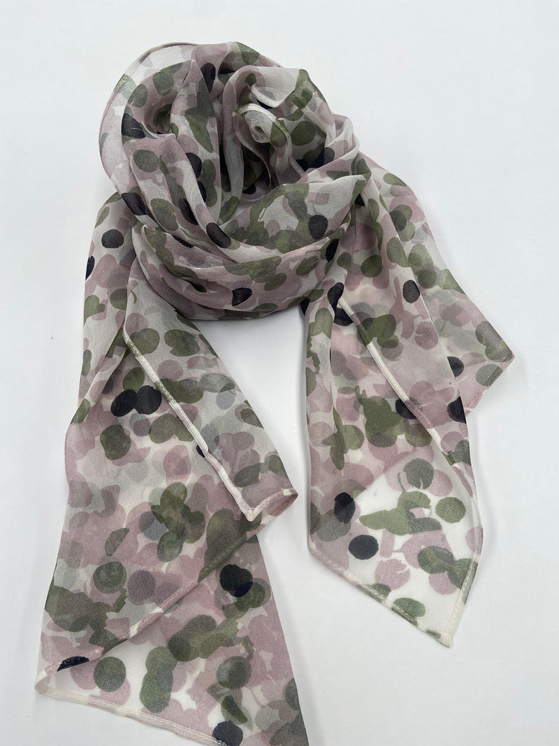 Sale - scarf - confetti - lilac