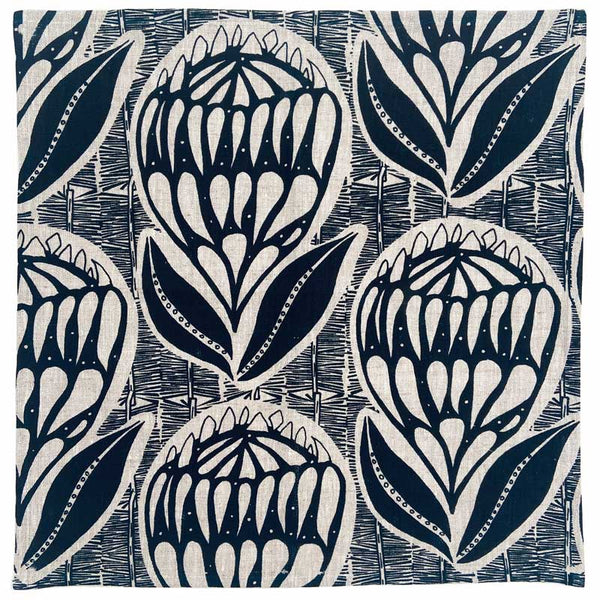 Waratah Napkin Set Deep Sea