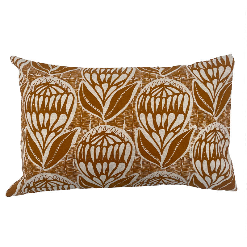 Waratah Linen Pillowcase Caramel