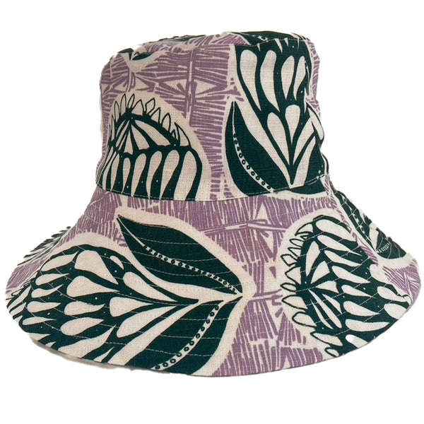 Wide Brim Hat Waratah Purple