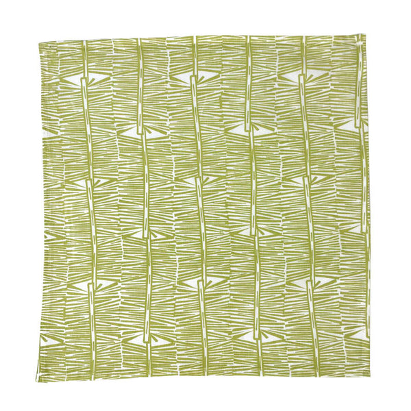 Lino Napkin Set - Lime