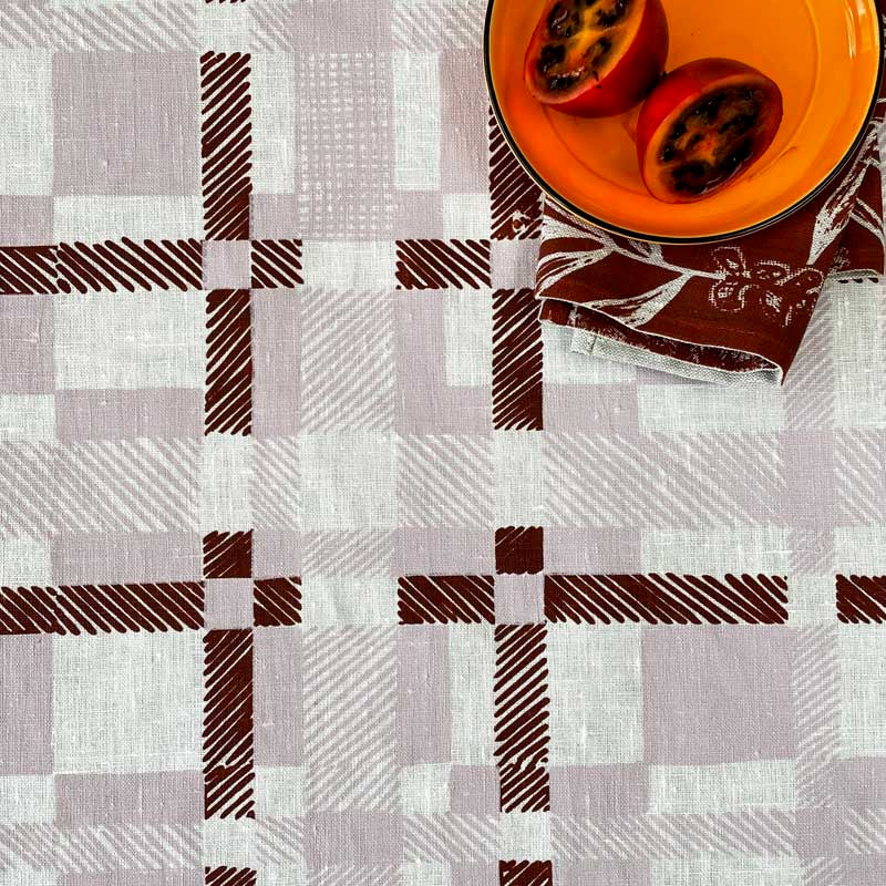 Tartan - Table Cloth - Iris