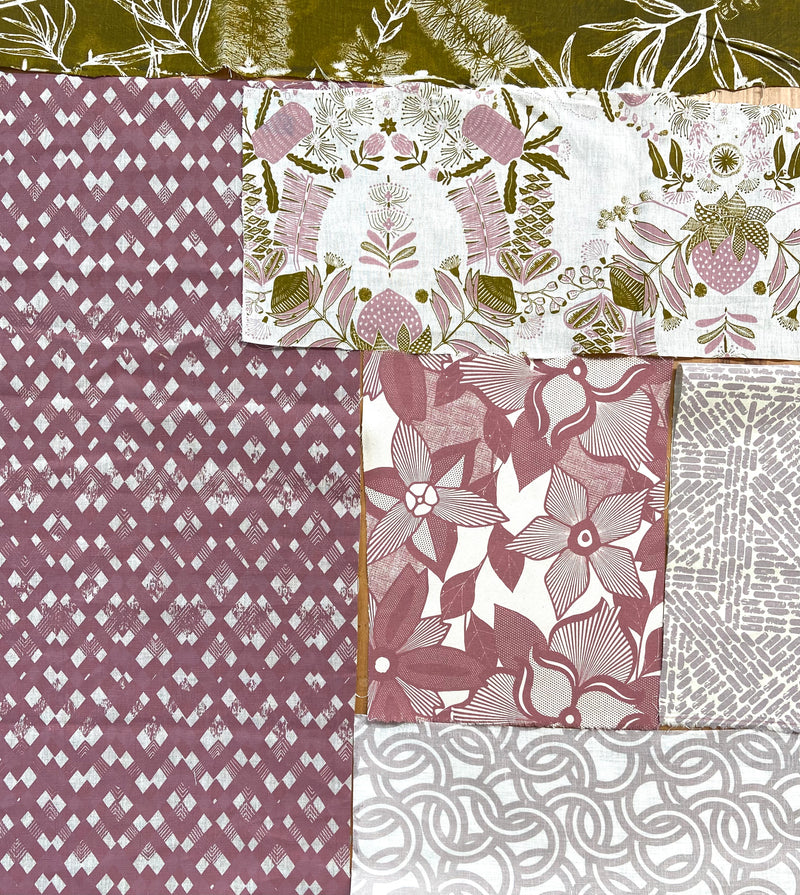 Remnant Fabric Pack - Dusty Pink/Mauve