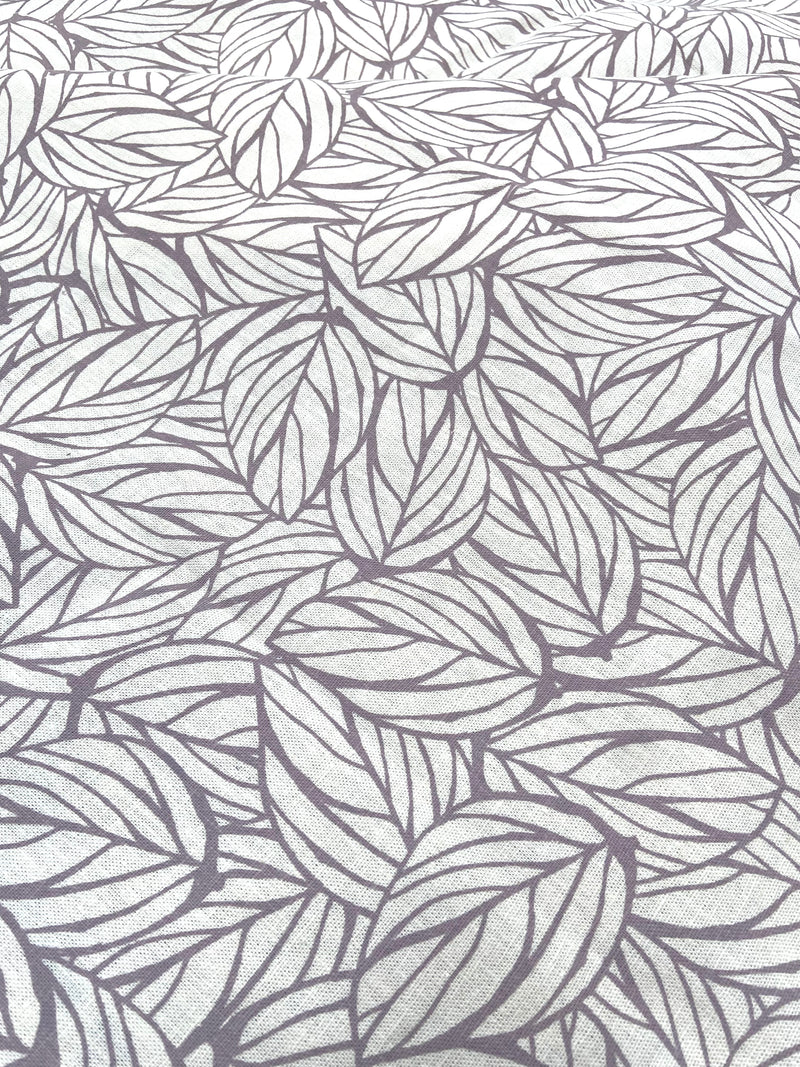 Remnant Fabric - Leaf- Mauve