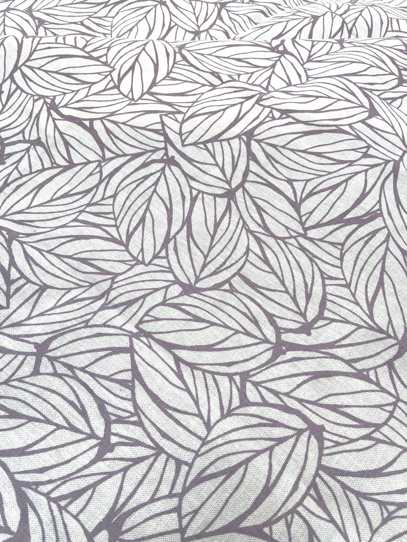 Remnant Fabric - Leaf- Mauve