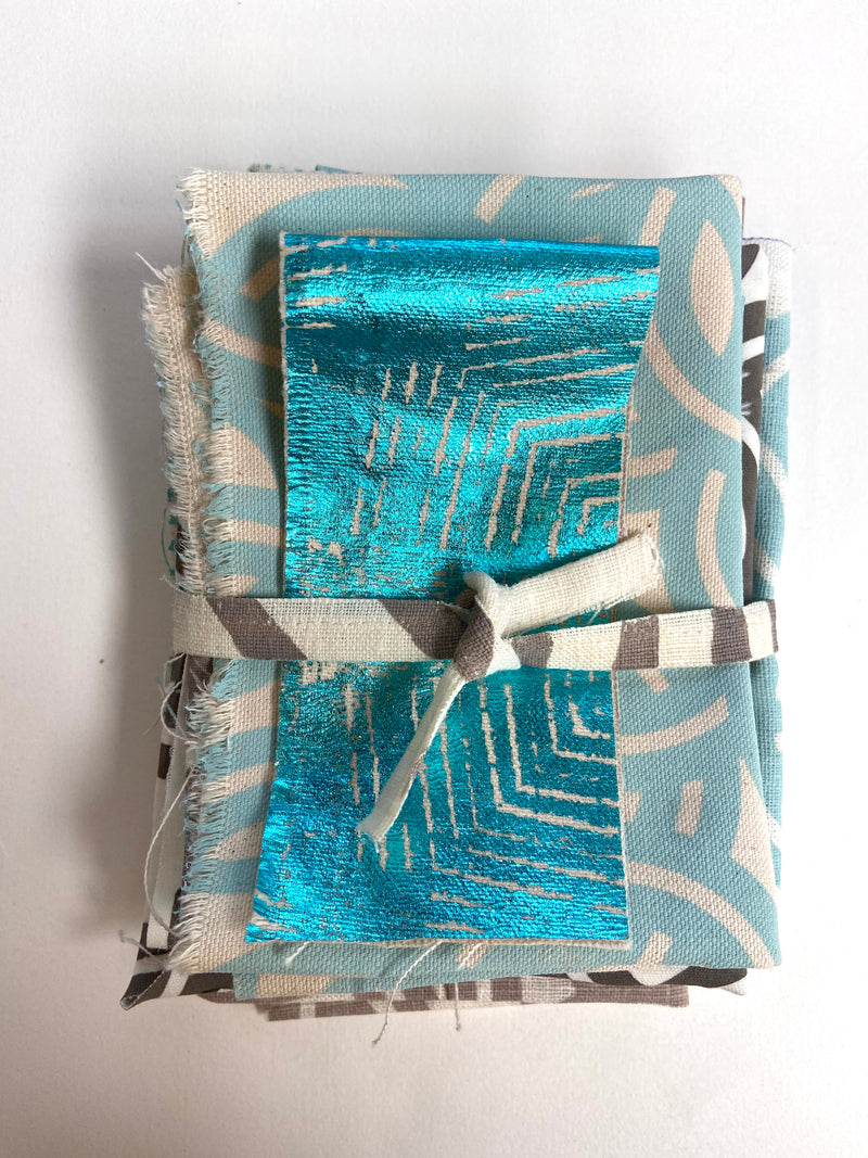 Remnant Fabric Pack - Light Blue/Grey