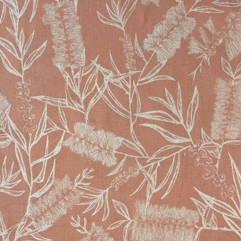 Printed Fabric - Bottle Brush Large- Blush